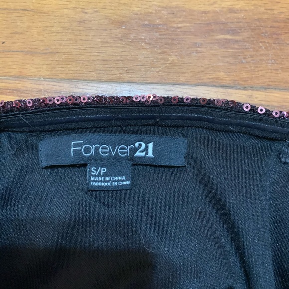 Forever 21 pink/black cocktail dress - Picture 3 of 4